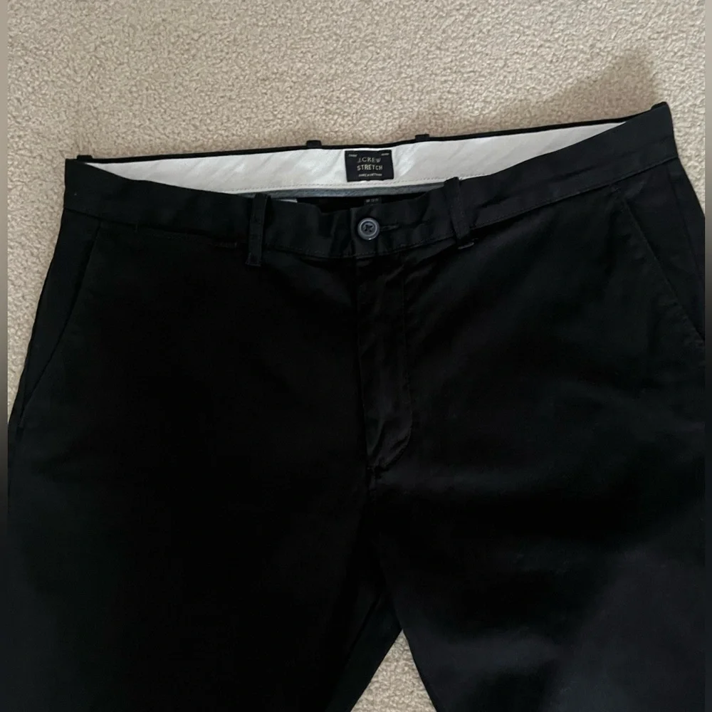 Men’s J. Crew Black Stretch Pants size 35 X 32